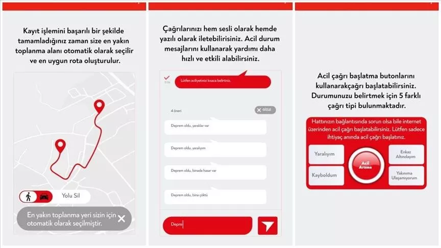 تطبيق Afad Acil Çağrı لتلبية احتياجات المتضررين من الزلازل